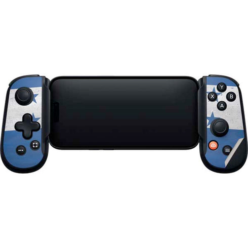 Honduras Flag Distressed Backbone One for iPhone Game Controller Skin